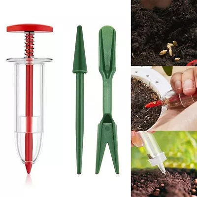 Small Sower Seeders Garden Grass Handheld Outdoor Trees Yard Accessories • $21.18