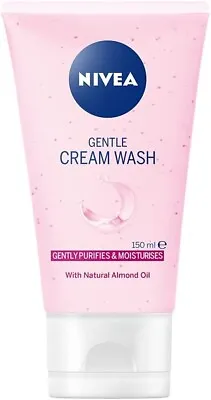 £3.16 • Buy NIVEA Gentle Face Cleansing Cream Wash For Dry & Sensitive Skin (150 Ml) NEW UK