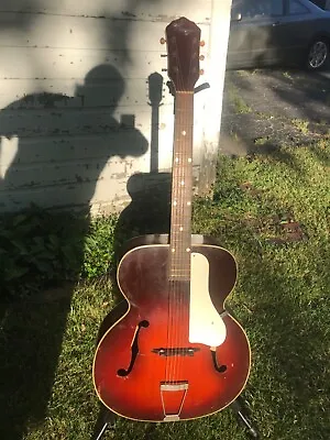 🔥 KAY K-12 JUMBO ARCHTOP ACOUSTIC GUITAR W/ Case Vintage 50’s Or 60’s USA Made • $499.99