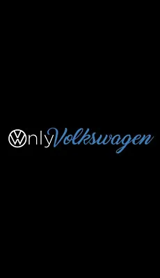 $12.99 • Buy Only Fans Theme Sticker For Vw Volkswagen Beetle Golf Passat Jetta Tiguan Fans