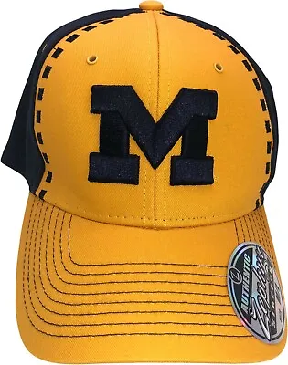 Michigan Wolverines NCAA Z Authentic Zephyr Men's Flex Fit Hat M/L • $18.95