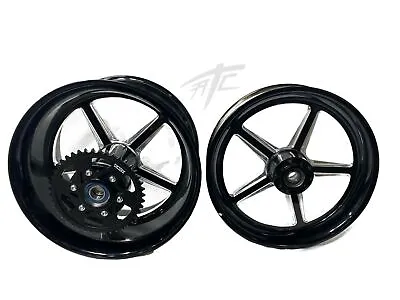 Gsxr Stock Size Black Contrast Cut All Star Wheels 01-08 Suzuki Gsxr 1000 • $2599.99