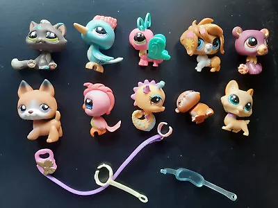 10x Littlest Pet Shop LPS Bundle #1 (Various Animals) + Accessory • £12.50