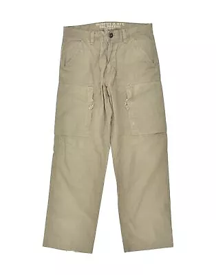 MURPHY & NYE Mens Straight Cargo Trousers W32 L31 Grey Cotton BF17 • $27.49