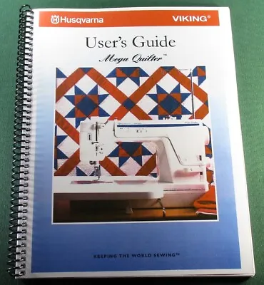 Husqvarna Viking Mega Quilter Instruction Manual: W/ Protective Covers! • $19.10