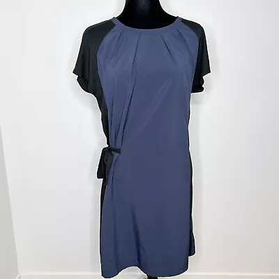 Smartwool Merino Wool Blend Sport Dress Blue Black Womens Size Medium M • $37