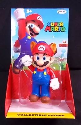 Nintendo Super Mario Raccoon Mario Figure Jakks • $7.96