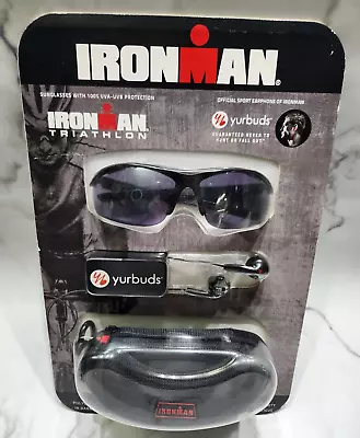 Ironman Triathlon Fortitude Sunglasses/Yurbuds Bundle Combo New In Package • $23.72