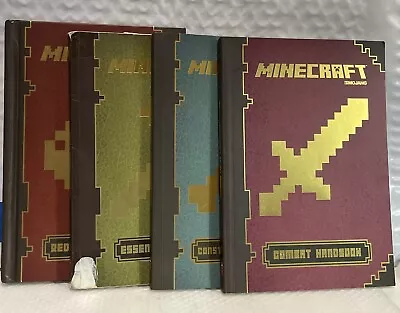 Lot Of 4 Mojang Minecraft Guides: Redstone Construction Essential & Combat • $8.99