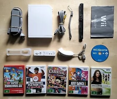 Wii Console With Games & Accessories - FREEBIES IF PICKED UP • $120