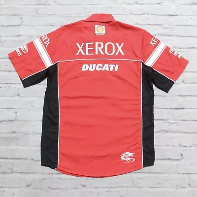 Vintage Team Ducati Xerox Motorcycles Pit Crew Racing Shirt Arlenness Bike • $149.99