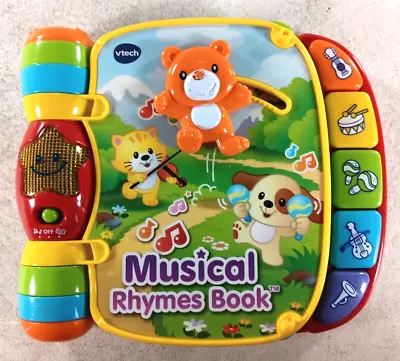 Vtech Musical Rhymes Book Electronic Educational Toy Babies Toddlers • $10.26