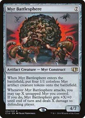 Myr Battlesphere 254 Rare Commander 2014 C14 MTG • $1.99