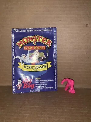 Vintage 1992 Monster In My Pocket Secret Monster Pack Open With Figure • $74.99
