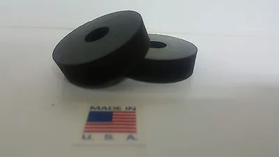 Rubber Spacer Anti-vibration  1/2 THK X 2  OD X1/2 ID MADE IN THE USA 4 Pack • $11.39