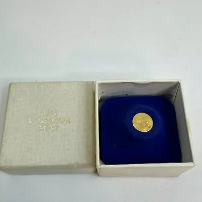 Columbia Mint Miniature $20 Saint Gaudens .5 Gram 22K American Gold Eagle Coin • $99