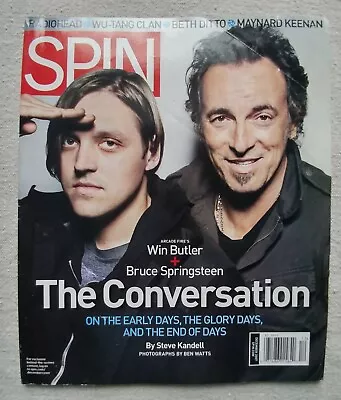  SPIN Magazine - Win Butler & Bruce Springsteen - December 2007 • $8