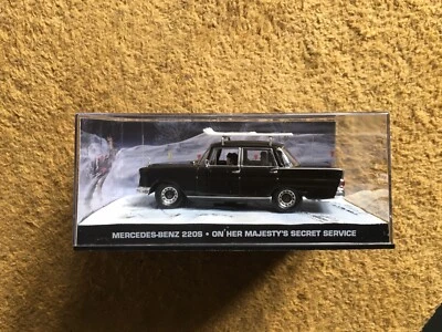 £7 • Buy James Bond Car Collection Mercedes-Benz 220S On Her Majesty’s Secret Service