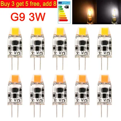 £3.12 • Buy G4 3W LED COB Dimmable Light Bulb Capsule Lamp Replace Halogen Bulbs BUY 3 GET 5