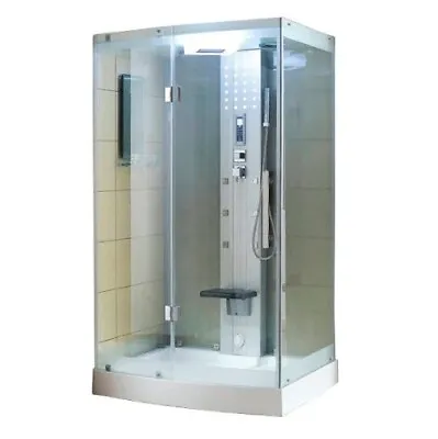 Steam Shower Enclosure Combo Kit Cabin Unit With Base And Walls Shower Panel New • $2596.10