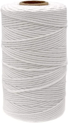 £5.80 • Buy JijAcraft White String, Cotton Butchers Cooking String Twine 2mm 328ft For Tying