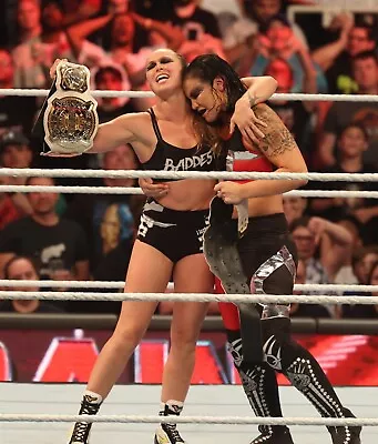 RONDA ROUSEY & SHAYNA BASZLER 8x10 COLOR PHOTO ROH ECW WWE NXT AEW IMPACT 11 • $7.96