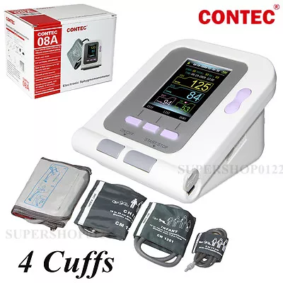 Electronic Sphygmomanometer LCD Blood Pressure Neonatal/Infant/Child/Adult Cuffs • $69.99