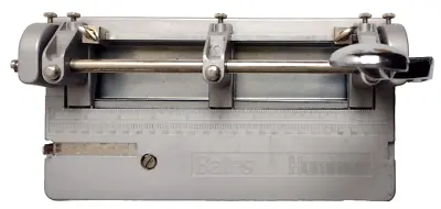 VTG Bates Hummer Paper 3 Hole Punch Adjustable Metal Model 2770 EUC • $24.95