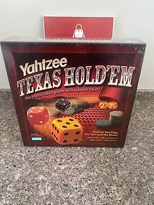 Yahtzee Texas Hold 'Em NEW SEALED Dice Game With Poker Twist 2004 Edition   • $28.01