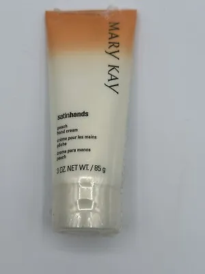 Mary Kay Satin Hands Peach Hand Cream Lotion 3 Oz New Sealed • $11.99