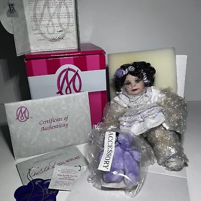 Marie Osmond Baby Annette Funicello Tiny Tot Doll W/ Bear No 4835 New In Box • $35