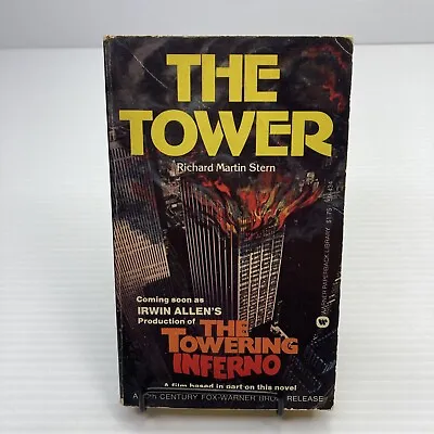 The Tower Richard Martin Stern 1974 3rd Print The Towering Inferno Tie-In Black • $8.06