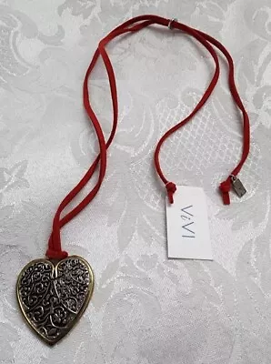 Nwt Vivi (Cookie Lee) Reversible Heart Necklace • $9.99