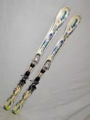 K2 Lotta LUV T:Nine Women's All Mountain Skis 160cm W/ Marker 11.0 Ski Bindings~ • $159