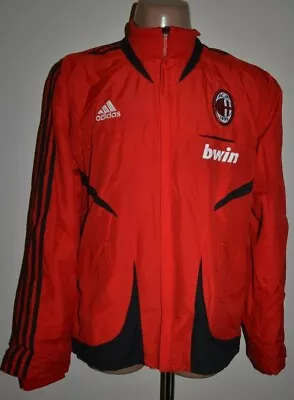 Ac Milan Italy 2007/2008 Training Football Jacket Jersey Adidas Size L • £53.99