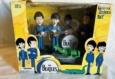 McFarlane Toys 2004 The Beatles Animation Deluxe Boxed Set Factory Sealed!! • $239