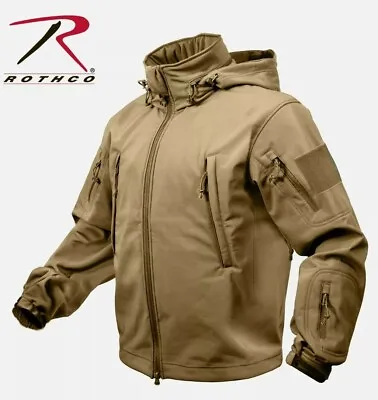 Rothco Mens XL Special OPS Tactical Soft Shell Jacket Waterproof Shell SHIPSFAST • $109.99