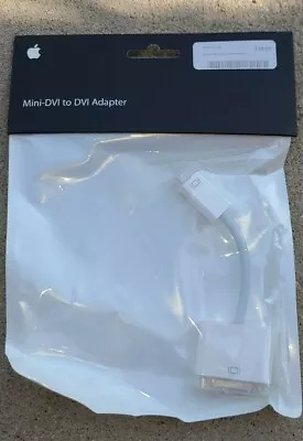 AUTHENTIC APPLE Mini DVI To DVI Adapter M9321G/B Brand NEW Original Packaging • $14.20