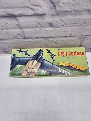 Lindberg 1952 F7U-I Cutlass Airplane Model Kit No 510 1/4 Scale 1950's • $54.95