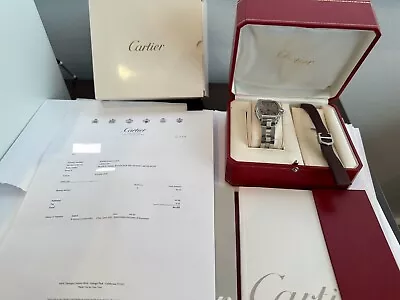 Cartier Roadster Pink Dial Women's Watch - 2675 Complete Set • $3200