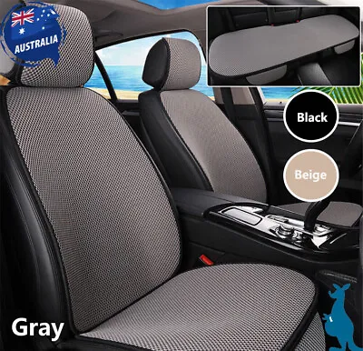 Canvas Car Seat Cushions Front Rear Seat Protectors Covers For Lexus Interior AU • $27.55