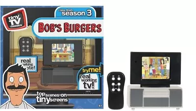 Tiny TV Classics Bobs Burgers Edition (Clips From Season 3) Real Mini Television • $22.99