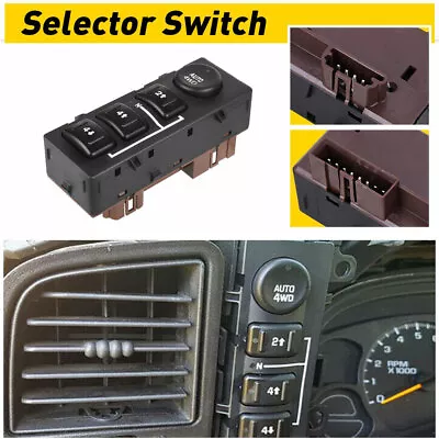 4x4 4-Wheel Drive Selector Switch For GMC Sierra Tahoe Yukon Silverado Suburban • $14.99