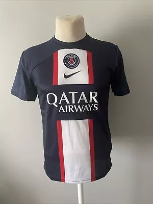 Qatar Airways Nike GOAT PSG Paris St Germain Adult Football Shirt Size Medium • £20