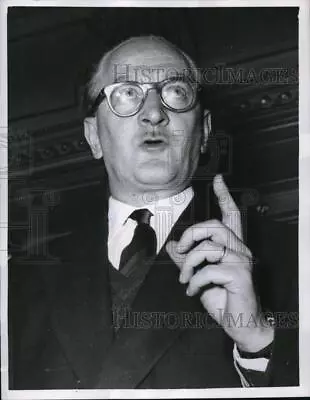 1956 Press Photo Paris Guy Mollet Sec Gen Of French Socialist Party • $19.99