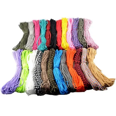 NEW 25-100FT 550 Paracord Parachute Cord Lanyard Mil Spec Type III 7 Strand Core • $2.19