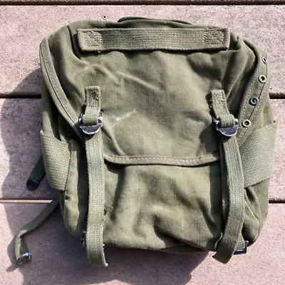 VIETNAM WAR US Army Field Gear Equipment COMBAT M56 M1956 BUTTPACK Backpack 1962 • $59.99