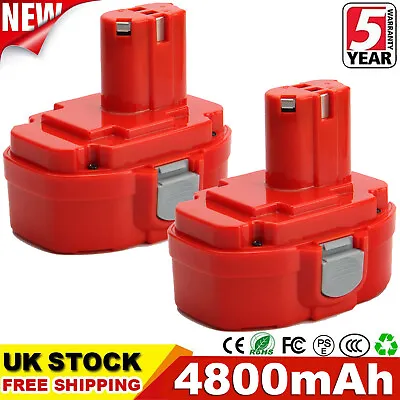 2X 4800mAh Battery For Makita PA18 1822 1823 1834 1835 8391D 18V Cordless Drill! • £14.89