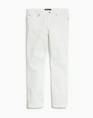 Madewell Skinny Jeans Mens Tile White Mid Rise Soft Everyday Flex Stretch Denim • $44.95