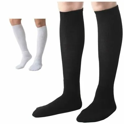 Mens Scottish Kilt Hose Highland Wear Socks White Black Scotland Costume Socks • $7.99